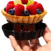 CFGUK Tart Pan Carbon Steel Oven Safe Removable Bottom-2