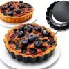 CFGUK Tart Pan Carbon Steel Oven Safe Removable Bottom-3
