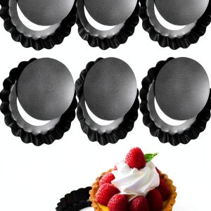 CFGUK Tart Pan Carbon Steel Oven Safe Removable Bottom-0