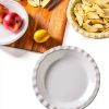 LE TAUCI Ceramic Pie Dish Fluted Oven Safe Baking Pan-5