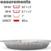 Fig Leaf Aluminum Pie Pans Disposable Oven Safe 9-Inch-1