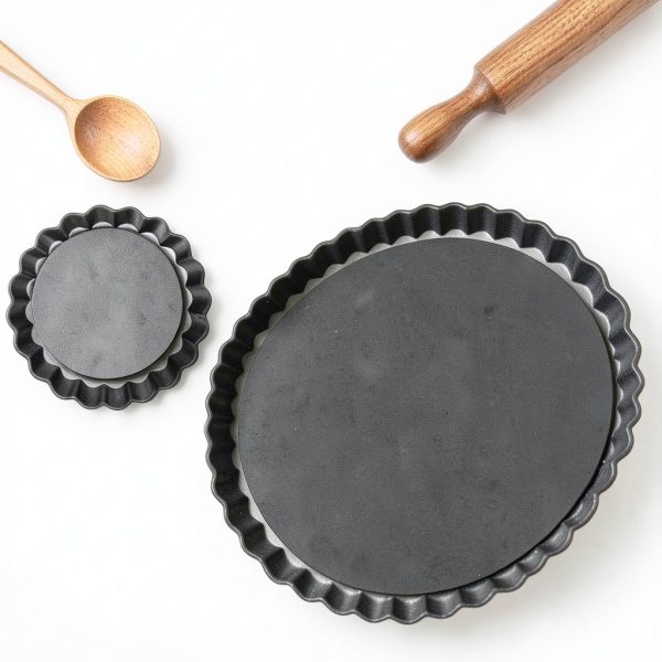 Tart Pan Vnray 4in Dark Gray Carbon Steel-8