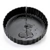 Maclia Tart Pan 9 Inch Removable Bottom Carbon Steel-3