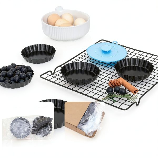 Tart Pan Vnray 4in Dark Gray Carbon Steel-7