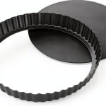 Maclia Tart Pan 9 Inch Removable Bottom Carbon Steel-0