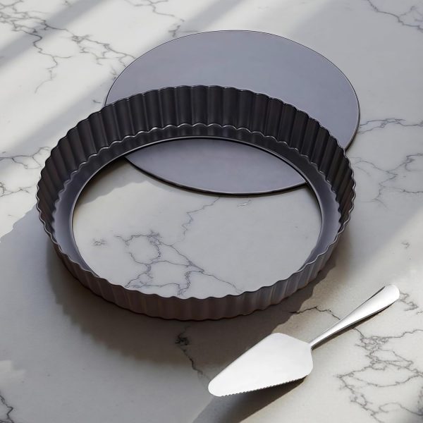 Yamteck Tart Pans High Carbon Steel Non-Stick Baking-0