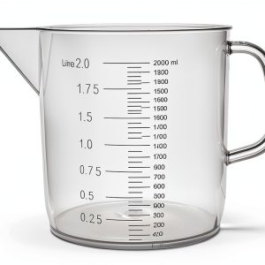 EISCO Polypropylene Measuring Jug 2000ml Lab Pitcher-0