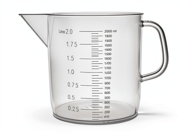 EISCO Polypropylene Measuring Jug 2000ml Lab Pitcher-0