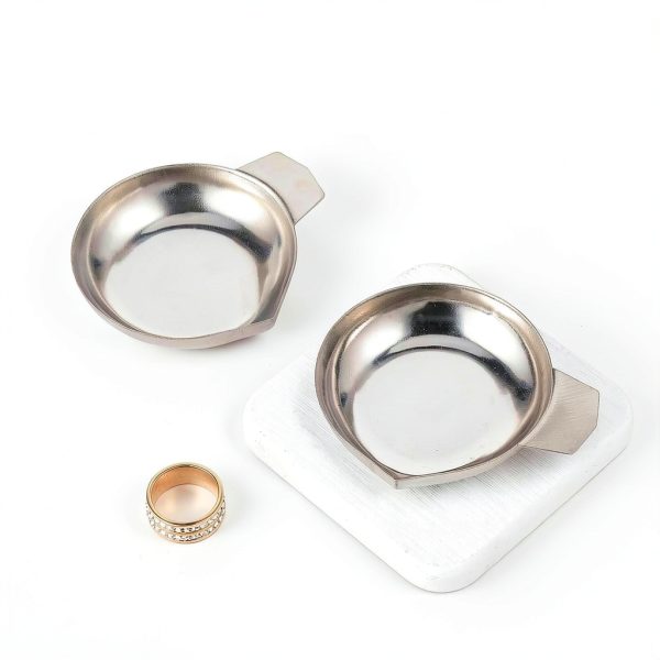 Aysatogc Stainless Steel Scale Pan 2pcs Heavy Duty-6
