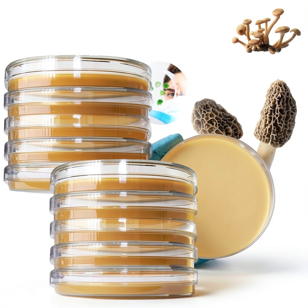 Pre-filled lab petri dishes with PDA