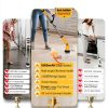 Electric Spin Scrubber Qimedo Brush with 45" Yellow Handle-3