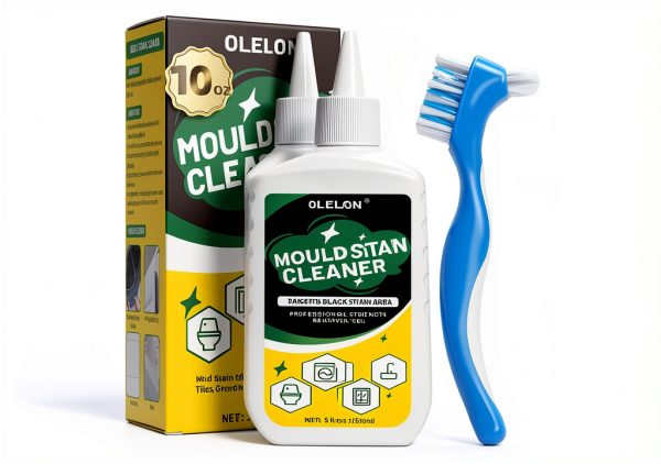 Stain Remover Gel 2 Pack OLELON Grout Cleaner with Brush Deep Clean-0