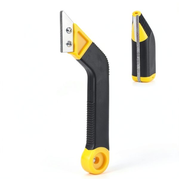 Coitak Tile Grout Saw Angled Grout Saw with 3 Pieces Extra Blades Replacement, Grout Removal Tool for Tile Cleaning-2