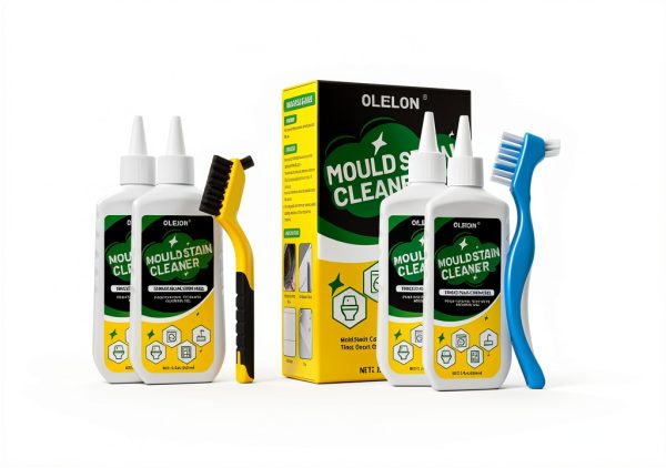 Stain Remover Gel 2 Pack OLELON Grout Cleaner with Brush Deep Clean-1