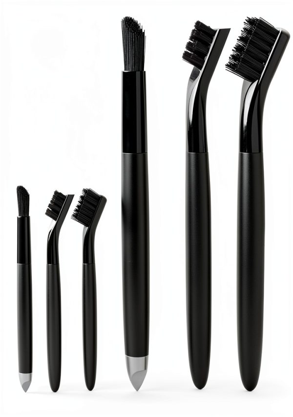 Grout Cleaner Brush Set MR.SIGA Tile Kit with V‑Shape Edge Brush-0
